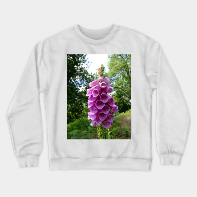 Foxglove Crewneck Sweatshirt by pinkal